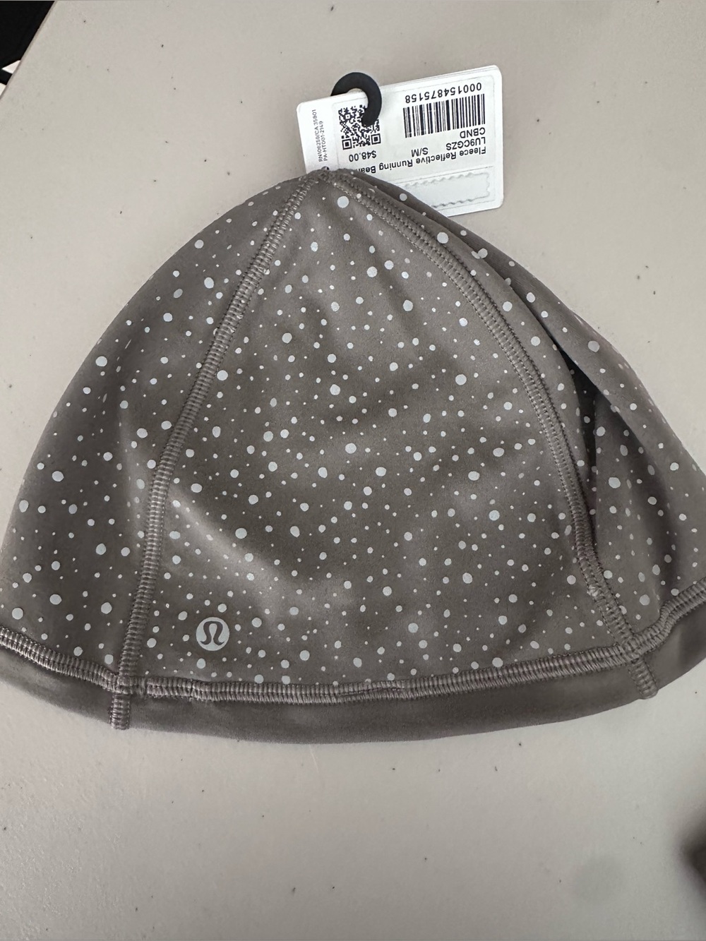 lululemon athletica Reflective Fleece Running Beanie UNISEX CARBON DUST
